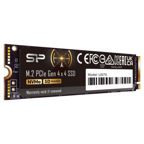 SSD Silicon Power US75 1TB M.2 Gen4 NVMe 7000/6000 MB/s (SP01KGBP44US7505) Silicon Power