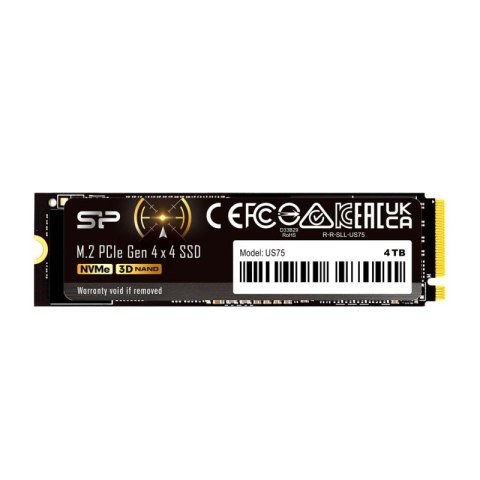 SSD Silicon Power US75 4TB M.2 Gen4 NVMe 7000/6500 MB/s (SP04KGBP44US7505) Silicon Power