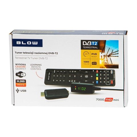 BLOW TUNER DVB-T2 7000FHD MINI H.265 BLOW