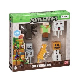 MINECRAFT 3D ERASERS - 6 PACK DELUXE BOX VER.B Deluxe