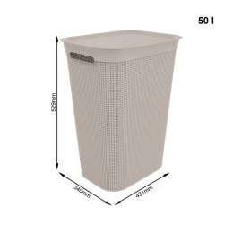 ROTHO Kosz na bieliznę 50L BRISEN cappuccino Rotho