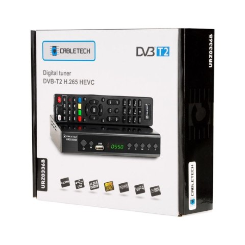 Tuner DVB-T2 H.265 HEVC Cabletech CABLETECH