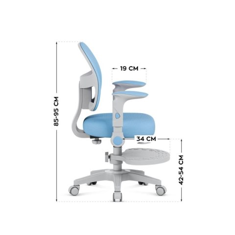 Fotel obrotowy Junior 5.0 Blue Mark Adler