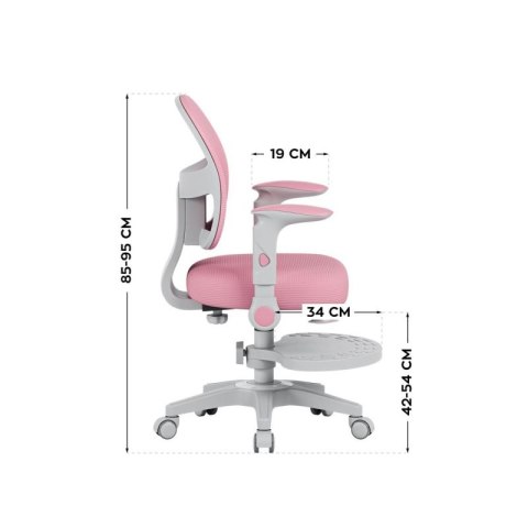 Fotel obrotowy Junior 5.0 Pink Mark Adler