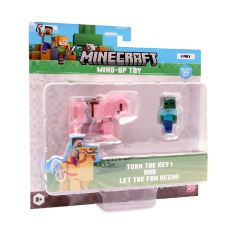 MINECRAFT S2 3D WIND-UP TOY - BABY ZOMBIE & PIG P.M.I. Kids World