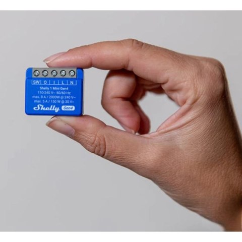 Inteligentny sterownik WiFi Shelly 1 Mini Gen4 Shelly