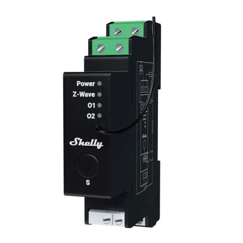 Inteligentny sterownik na szynę DIN Z-Wave Shelly Wave Pro Shutter LR Shelly