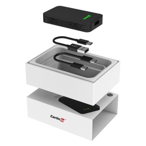 Adapter CARLINKIT 5.0 2Air Bezprzewodowy Carplay Android Auto Carlink 5 czarny CARLINKIT