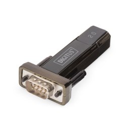 Adapter DIGITUS DA-70156 (USB M - RS-232 M; kolor czarny) DIGITUS