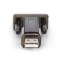 Adapter DIGITUS DA-70156 (USB M - RS-232 M; kolor czarny) DIGITUS