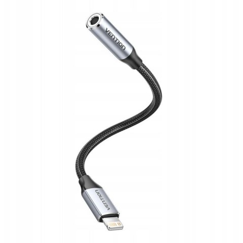 Adapter Lightning męski do 3.5mm Jack Vention 0,1m czarny Vention