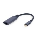 GEMBIRD ADAPTER USB TYP-C DO HDMI NA KABLU SZARY, 15CM Gembird