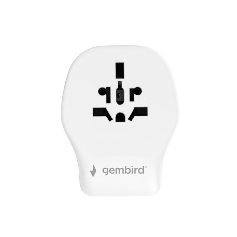 GEMBIRD UNIWERSALNY ADAPTER PODRÓŻNY 20 W, BIAŁY Gembird