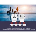 GEMBIRD UNIWERSALNY ADAPTER PODRÓŻNY 20 W, BIAŁY Gembird
