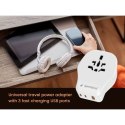 GEMBIRD UNIWERSALNY ADAPTER PODRÓŻNY 20 W, BIAŁY Gembird