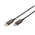 Kabel DP/DP M/M czarny 10m DisplayPort 1.4 Hybrydowy AOC 8K 60Hz UHD DIGITUS