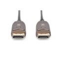 Kabel DP/DP M/M czarny 10m DisplayPort 1.4 Hybrydowy AOC 8K 60Hz UHD DIGITUS