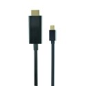 Kabel GEMBIRD CC-mDP-HDMI-6 (Mini DisplayPort M - HDMI M; 1,8m; kolor czarny) Gembird