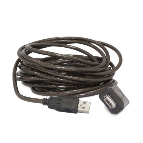 Kabel GEMBIRD UAE-01-5M (USB 2.0 M - USB 2.0 F; 5m; kolor czarny) Gembird