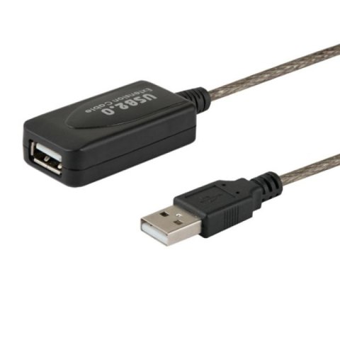 Kabel SAVIO cl-76 (USB 2.0 typu A M - USB 2.0 typu A F; 5m; kolor czarny) Savio