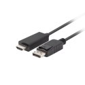 LANBERG KABEL DISPLAYPORT (M) V1.1->HDMI (M) 5M CA-DPHD-11CC-0050-BK Lanberg