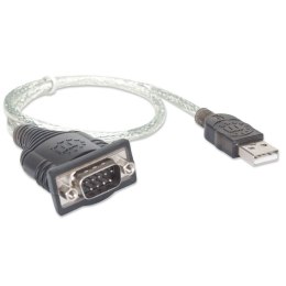 MANHATTAN KONWERTER ADAPTER USB NA RS232/COM/DB9 M Manhattan