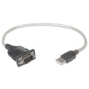 MANHATTAN KONWERTER ADAPTER USB NA RS232/COM/DB9 M Manhattan