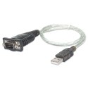 MANHATTAN KONWERTER ADAPTER USB NA RS232/COM/DB9 M Manhattan