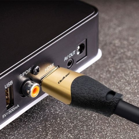 QOLTEC KABEL HDMI V2.1 ULTRA HIGH SPEED 8K | 60HZ | 26AWG | GOLD | 5M Qoltec