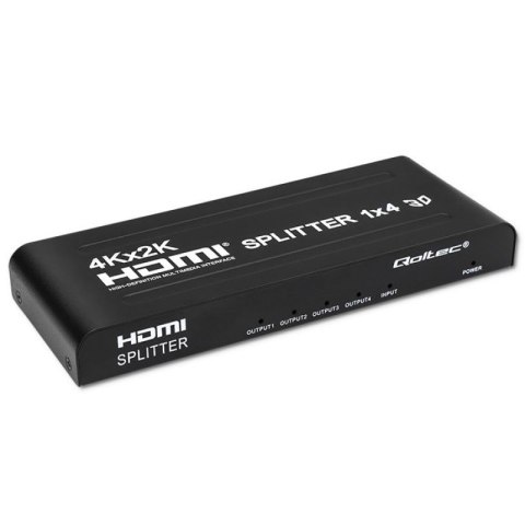 QOLTEC ROZDZIELACZ SPLITTER 4XHDMI 4KX2K | 3.4GB/S Qoltec