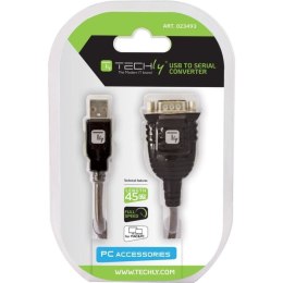 TECHLY KONWERTER USB NA PORT SZEREGOWY RS232/COM/D TECHly