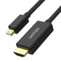 UNITEK ADAPTER MINIDP - HDMI, 4K@30HZ, KABEL 2M Unitek