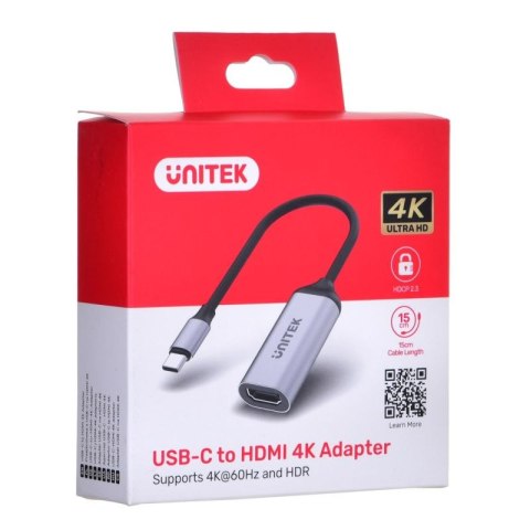 UNITEK ADAPTER USB-C - HDMI 2.0 4K 60HZ, M/F Unitek