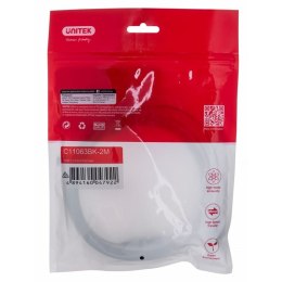 UNITEK KABEL HDMI 2.0 4K60HZ, PŁASKI, 2M, C11063BK-2M Unitek