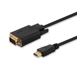 Adapter SAVIO CL-103 (HDMI M - D-Sub (VGA) M; 1,8m; kolor czarny) Savio