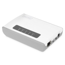 DIGITUS SERWER SIECIOWY WIELOFUNKCYJNY, BEZPRZEWODOWY 2-PORTOWY, USB 2.0, 300MBPS DN-13024 DIGITUS