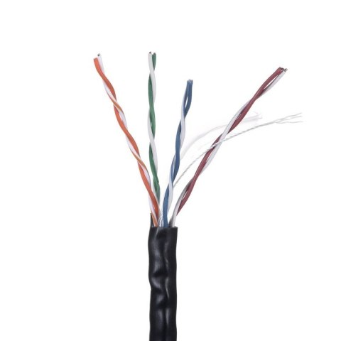 LANBERG KABEL UTP 1GB/S 305M DRUT CCA CZARNY LCU6-10CC-0305-BK Lanberg