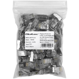 QOLTEC WTYK ZŁĄCZE MODULARNE RJ45 | CAT6 | FTP | 100SZT Qoltec