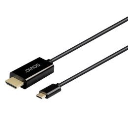 SAVIO KABEL USB-C DO HDMI, 30HZ, 2M, PLASTIK CL-191 Savio