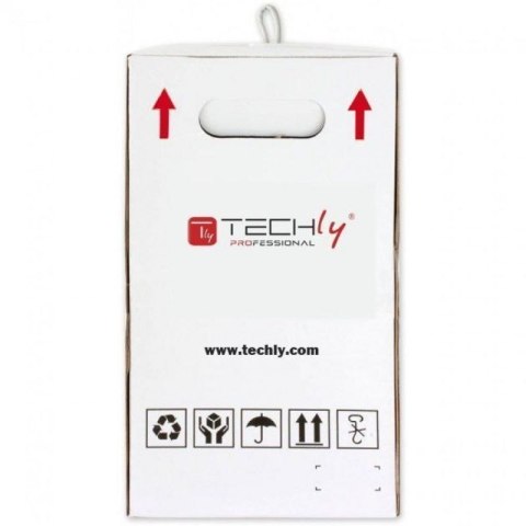 TECHLY SKRĘTKA U/UTP CAT6 DRUT 305M CCA SZARA ITP6-CCA-305-GY TECHly