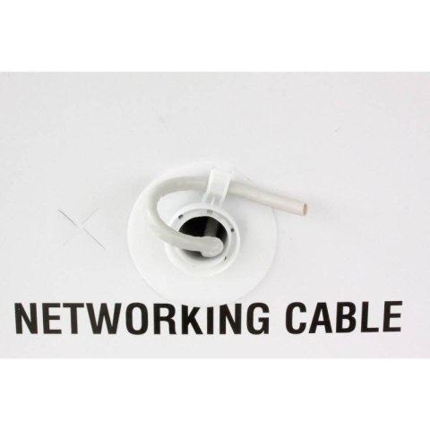 TECHLY SKRĘTKA U/UTP CAT6 DRUT 305M CCA SZARA ITP6-CCA-305-GY TECHly