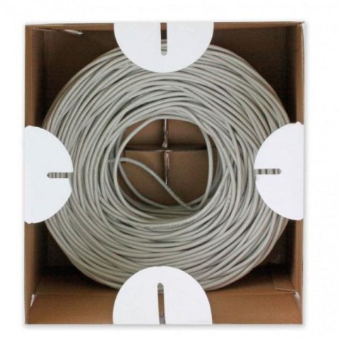 TECHLY SKRĘTKA U/UTP CAT6 LINKA 305M CCA SZARA ITP TECHly