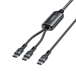 UNITEK KABEL USB-C 2W1 PD 100W SILIKON 1,8M Unitek