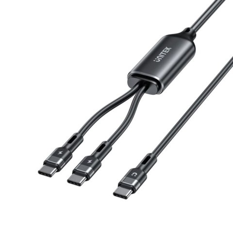 UNITEK KABEL USB-C 2W1 PD 100W SILIKON 1,8M Unitek
