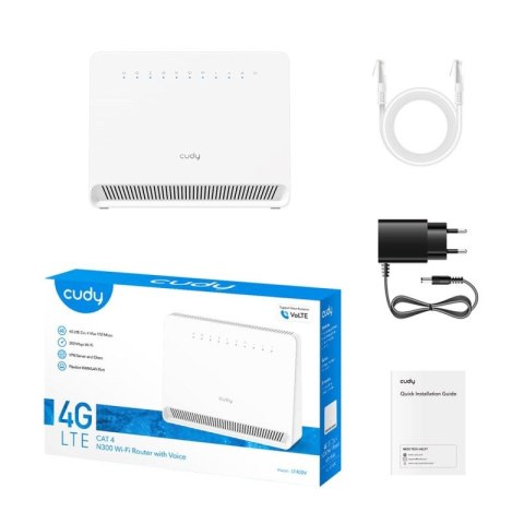 Router CUDY LT400V Wi-Fi 4G N300 z głosem CUDY