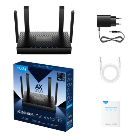 Router CUDY WR3000 LAN Gigabit AX3000 WiFi 6 Mesh CUDY