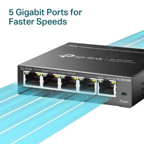Switch TP-LINK TL-SG105E (5x 10/100/1000Mbps) TP-LINK
