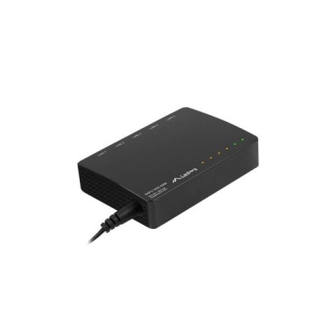 LANBERG SWITCH POE DSP3-1005-60W (5-PORT, 1GB/S, 30W/PORT)) Lanberg
