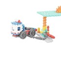 MARIOINEX Klocki Mini Waffle City Stacja paliw, 148 elementów Marioinex