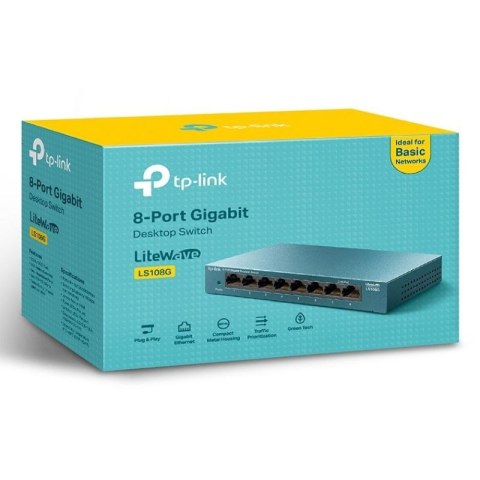 Switch TP-LINK TL-LS108G (8x 10/100/1000Mbps) TP-LINK